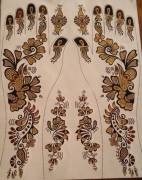 henna water transfer tattoos (HWT-014)